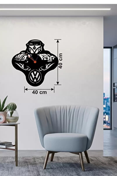 İsmiyle Al Znv Mey Import ®   Vosvos and Retro Car Themed Wooden Wall Clock -...