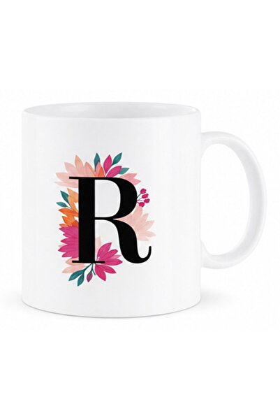 KADOREX DESIGN كوب شخصي بتصميم حروف زهرية