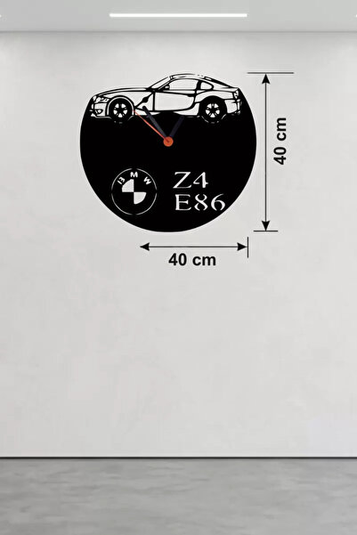 İsmiyle Al Znv Mey Import ®   Bmw Z4 E86 Design Wooden Wall Clock - 40X40 cm ...