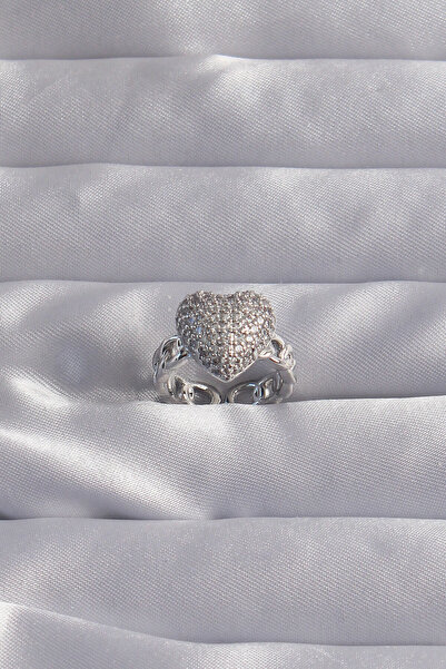 silky glows Stylish and Modern Brass Adjustable Silver Color Zircon Stone Cur...