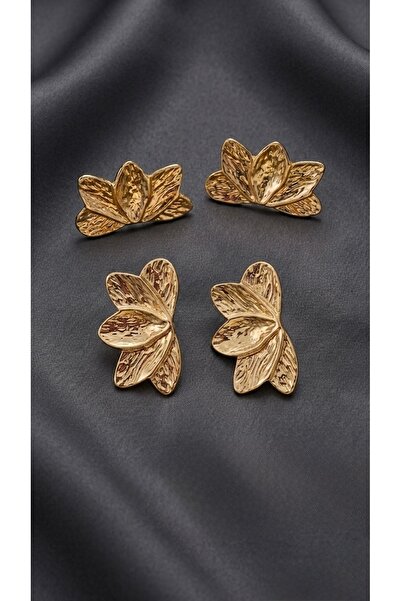 Lotus Çiçeği (Lotus Flower) modeli Küpe