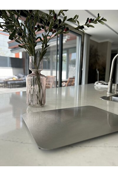 EHC DESIGN PASLANMAZ ÇELİK KESME TAHTASI