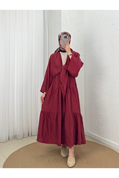 BENAHOLL Σετ με δεμένη φούστα Lunique με στρώσεις και κορδόνια - EK630 Βουργο...