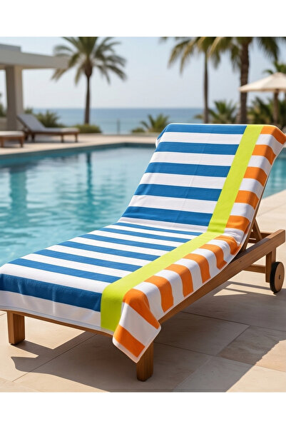 LCW STEPS Mixed Line Patterned Men's Beach Towel (70X150)
