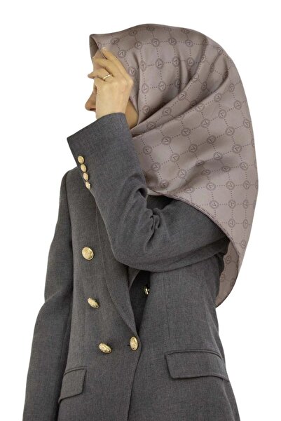 Vissona Μεταξωτό μαντήλι τουίλ με πέτρες