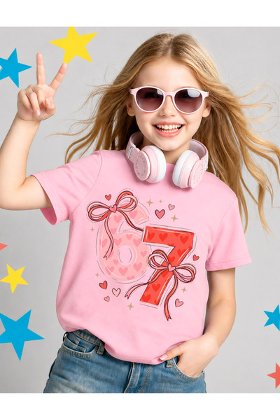 STİL-X ШЕСТ СЕДЕМ ПЕЧАТЕНА МОМИЧЕШКА ТЕНИСКА, 67 ДИЗАЙН