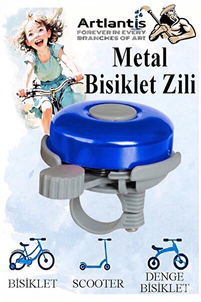 Artlantis Metal Bisiklet Zili 1 Adet Scooter Zili Denge Zili Alümünyum Bisikl...
