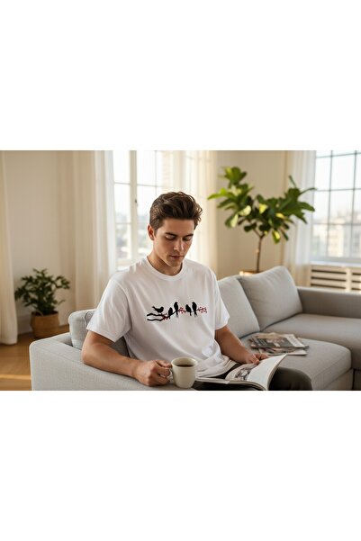 URBANTRENDSTORE Unisex με μίνιμαλ τυπωμένο σχέδιο, casual, απλό, βασικό, καλο...