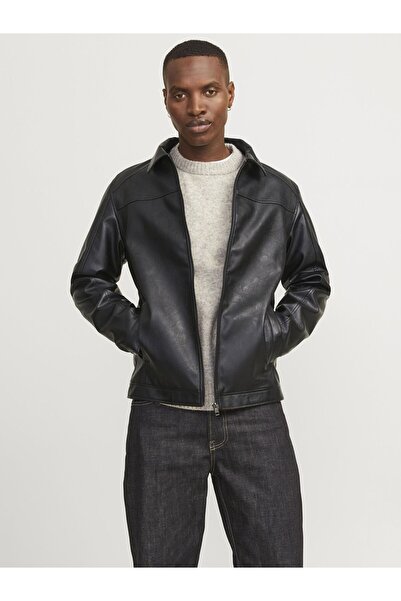 Jack & Jones Kunstlederjacke Kunstlederjacke