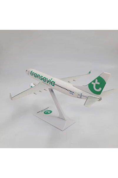 Global Dünya Gümrük Transavia Boeing 737-800 1:200 Ölçekli Standlı Detaylı Ma...