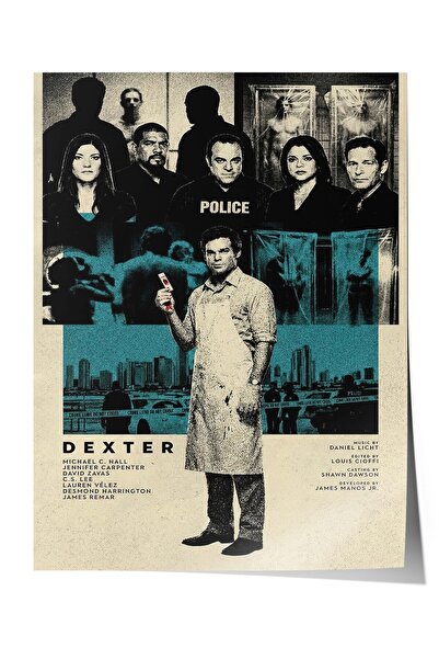 Postifull Dexter Posteri, Sinema ve Dizi Tablo Posterleri, Film Dizi Afişleri...