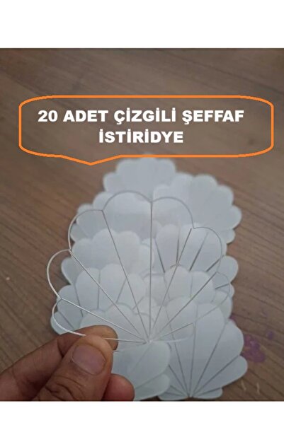 kesita Tasarım Pleksi Aksesuar 20 ADET ŞEFFAF RADÜSLÜ 7 cm SÜSLEMEYE UYGUN İS...