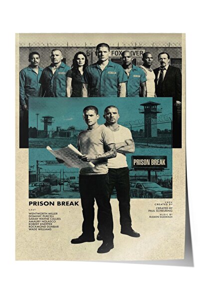 Postifull Αφίσα Prison Break, Αφίσες ταινιών και τηλεοπτικών σειρών, Αφίσες τ...