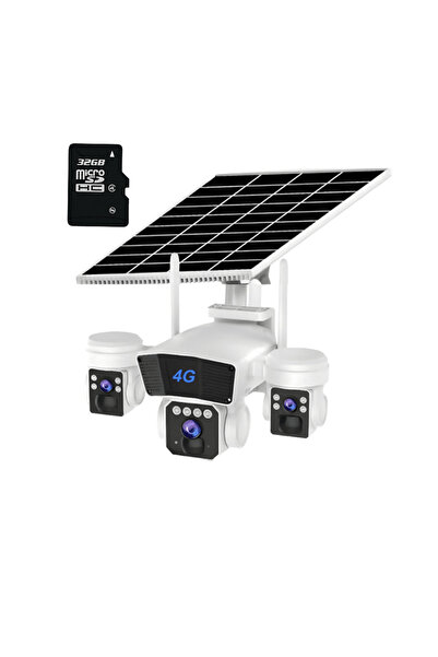 DealsReall Cameră de supraveghere solară cu conexiune 4G