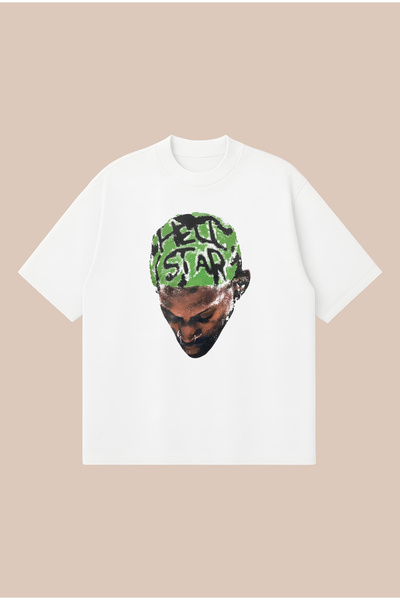 PURE POWER Tricou Hellstar x Rodman, croială largă, supradimensionat, unisex,...