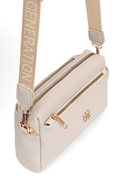 macsoo Γυναικεία τσάντα χιαστί ώμου με 3 θήκες, επενδεδυμένη, με ρυθμιζόμενο ...