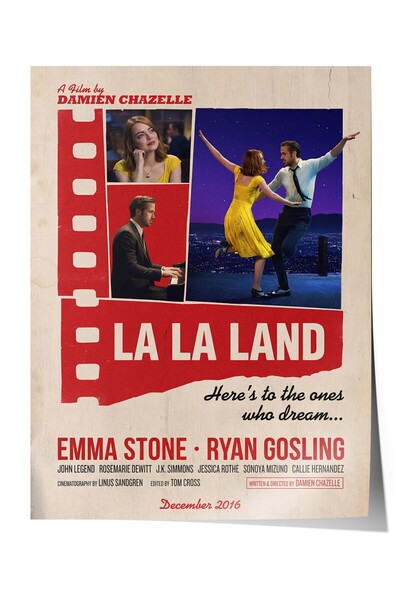 Postifull Αφίσα La La Land, Αφίσες Ταινιών και Τηλεοπτικών Σειρών, Αφίσες Ται...