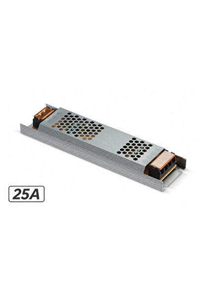 jetucuzal 12V 25A Amper 300W Metal Güvenlik Kamera Şerit Led Adaptör Trafo