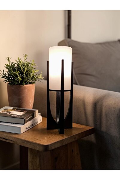 Lamba Nordic Minimal Silindir Abajur Masa Lambası