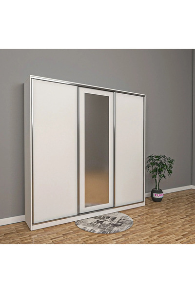 marangozhaneden Moon Sürgülü Gardrop Mdf