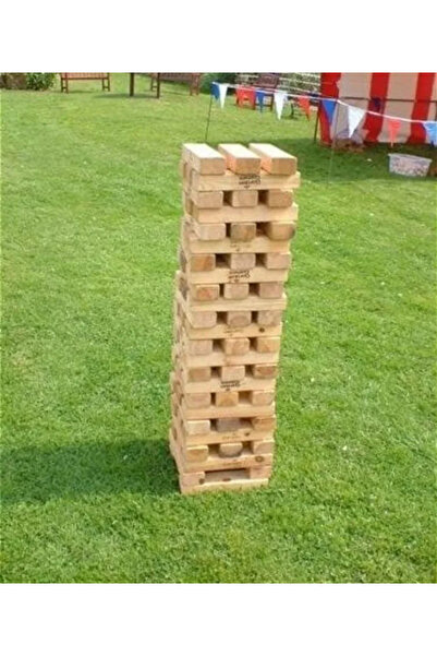 marangozhaneden Dev Jenga Oyunu Tahta Kule Mdf