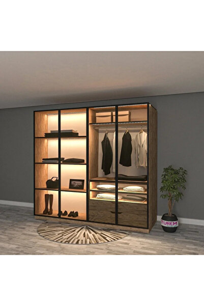 marangozhaneden Lagina Reflekte Camlı Gardırop Mdf