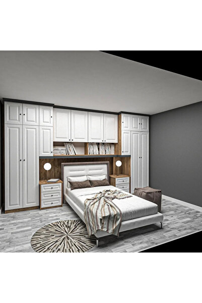 marangozhaneden Moll Modern Yatak Üstü Gardrop Mdf