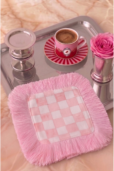 nunuteks evinizi renklendirin Υφασμάτινη χαρτοπετσέτα παρουσίασης σε καφέ από...