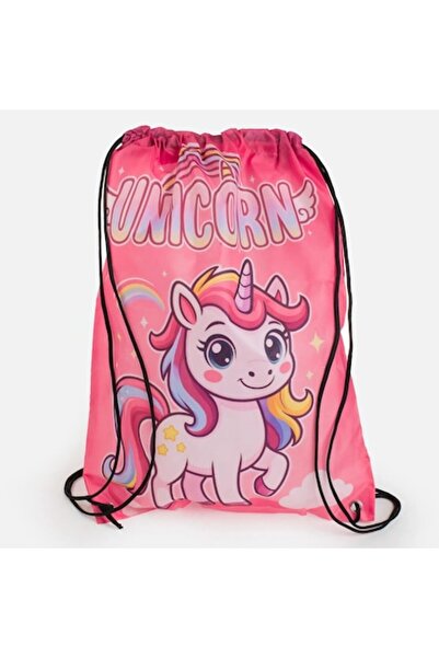 SHOPIENS Rucsac Unicorn 33x44 cm Roz