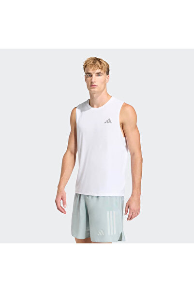 adidas Tricou sport pentru bărbați Run Ess Tank M Alb KB5968 ALB