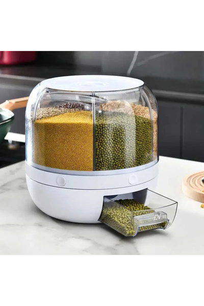 TTT Rotatable Dry Food and Pulses Organizer
