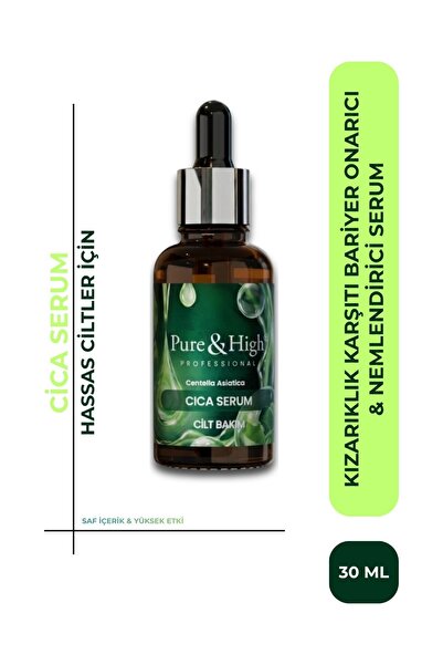 Pure & High Cica Serum 30 ml – Onarıcı, Yatıştırıcı & Cilt Bariyeri Güçlendir...
