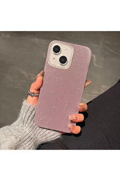 EDELFU iPhone 13 ve 14 uyumlu - Simli Şeker Silikon Yumuşak Gösterişli Parlak...
