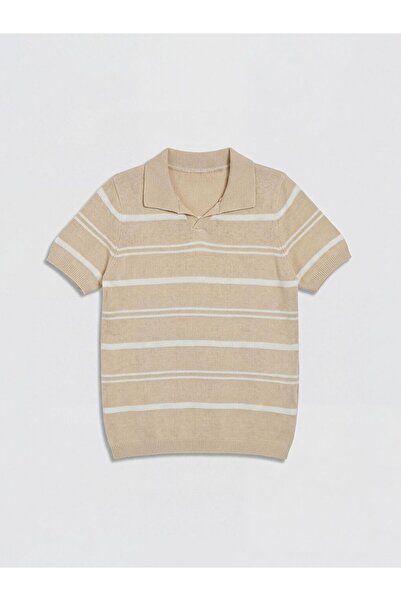 LC Waikiki Pulover tricot pentru băiat cu guler polo LCW pentru copii