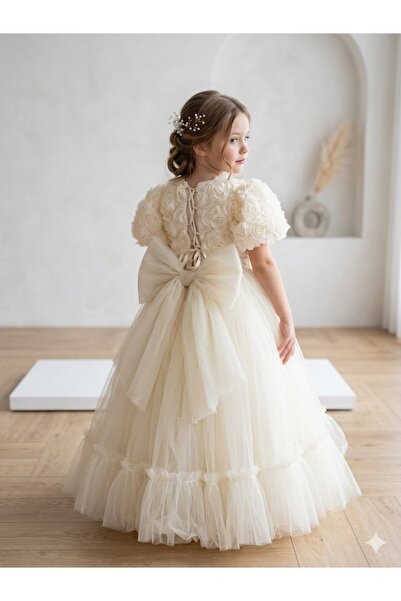 SweetMe Κοριτσίστικο φόρεμα γενεθλίων και ειδικών περιστάσεων με λεπτομέρεια ...