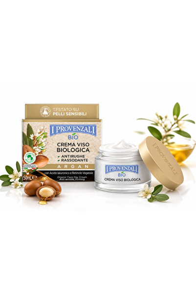 I Provenzali Βιολογική Αντιρυτιδική Κρέμα Προσώπου Ημέρας με Αργκάν 50 ml, με...