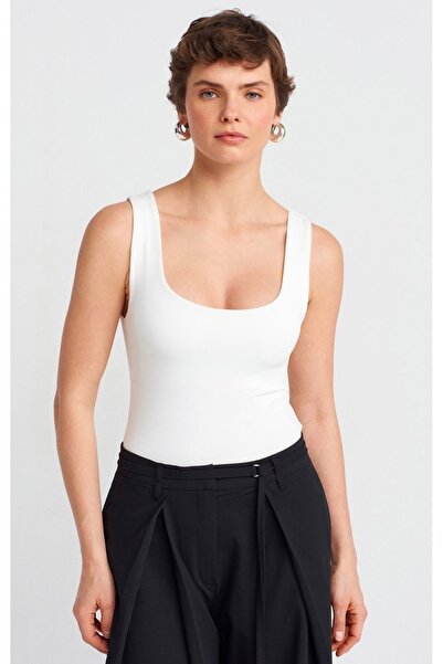 Dilvin Kalın Askılı Basic Top