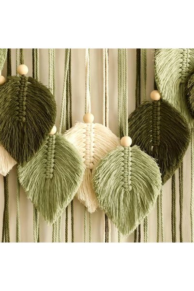yoyimoore Leaf Wall Hanging Tapestry, Large Art Deco Boho Wall Decor, Room Decoration SIZE:40*65CM