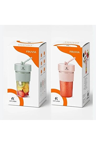 Yalçın3D Fruvia Taşınabilir Meyve Suyu Bardağı 350 ml Blender |