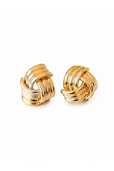 Pater Paulie Spiral Twist Gold Earrings