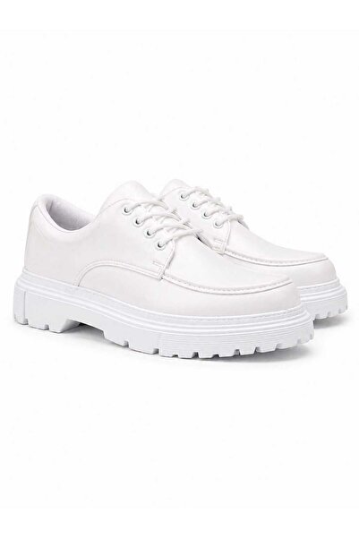 YG-X10 MEN's Casual Lace-Up Skin Classic Shoes CBT-White