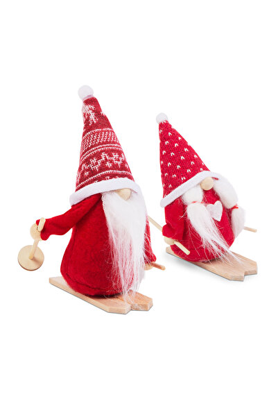 FAMİLY Decoratiune Craciun elf scandinav 15 cm, figurina textila, 2 modele