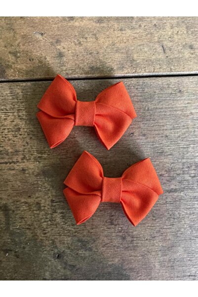 egomi kalpten gelen elle üretilen Linen Double Hairless Baby Hair Clip