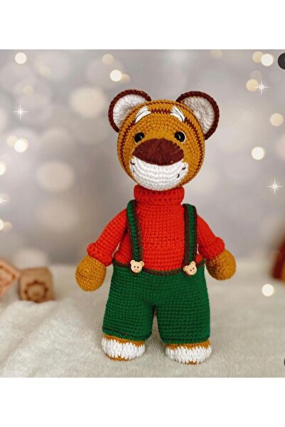 el yapımı amigurumi oyuncak KAPLAN LOUİS