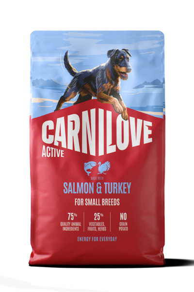 ACTIVE Tahılsız Küçük Irk Yetişkin Köpekler İçin Somon & Hindi Etli Kuru Mama 4 kg