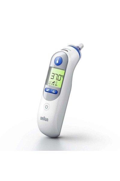 Braun براون ثيرموسكان 7 بلس مقياس حرارة عن طريق الأذن مع تحديد العمر
