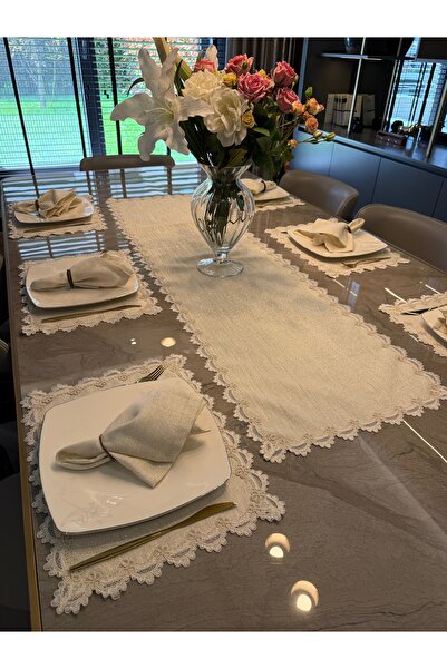 Decamor home Σετ σερβιρίσματος και διακοσμητικό ράνερ αμερικάνικου τύπου Yaku...