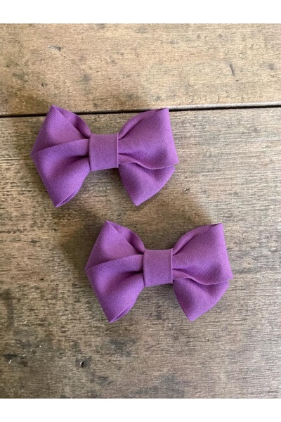 egomi kalpten gelen elle üretilen Linen Double Hairless Baby Hair Clip