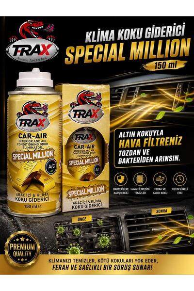 ARACINIZ İÇİN EN İYİSİ T-RAX Special Million Koku Bombası Araç Içi Ve Klima D...