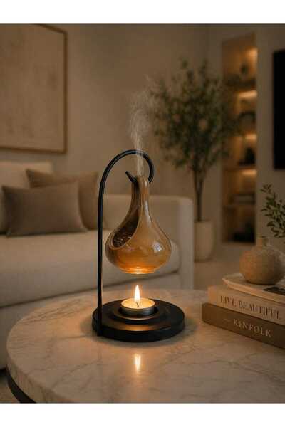Likya-Concept Likya Metal Askılı Amber Buhurdanlık | Dekoratif Aromaterapi